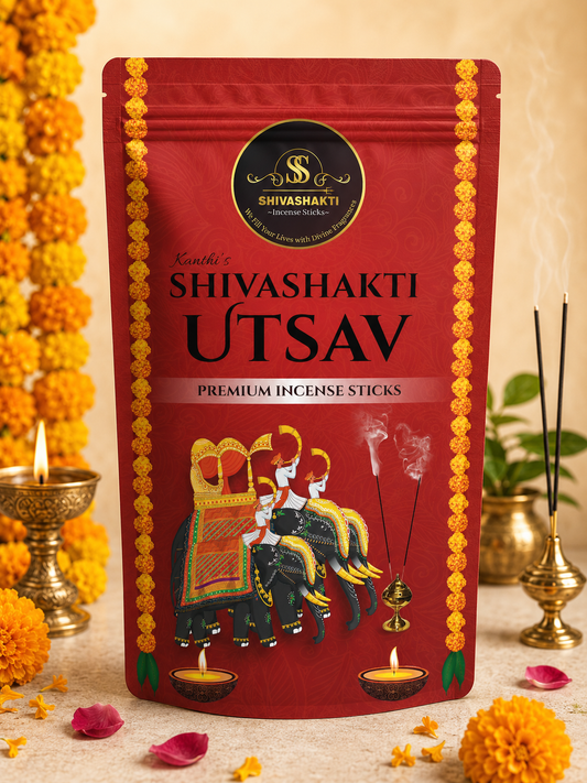 Utsav (Premium Fragrance Incense Sticks) – Festive Agarbatti for Pooja & Celebrations